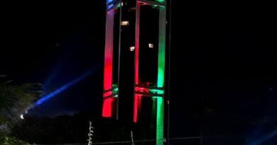 NH Feira de Santana homenageia os 192 anos da cidade com iluminação cênica.