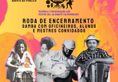 Feira de Santana celebra o encerramento do projeto “Raízes do Samba de Roda Rural” com grande roda de samba aberta ao público.