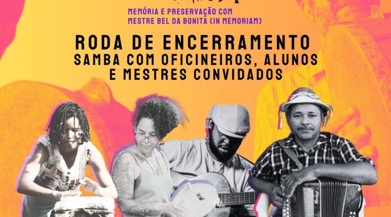Feira de Santana celebra o encerramento do projeto “Raízes do Samba de Roda Rural” com grande roda de samba aberta ao público.