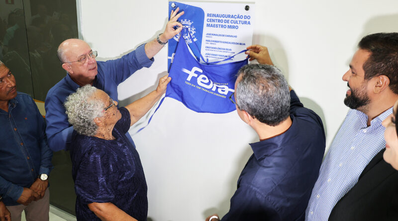 Reinauguração do Maestro Miro celebra a identidade cultural de Feira de Santana.