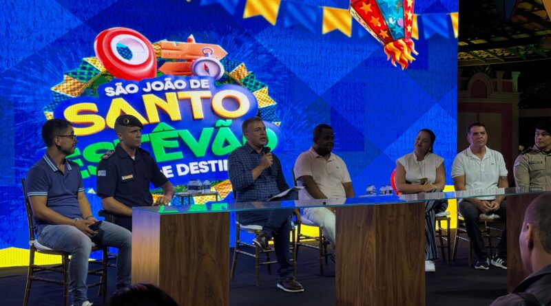 Prefeitura de Santo Estêvão lança oficialmente o São João 2026 com tema “Cidade Destino”.
