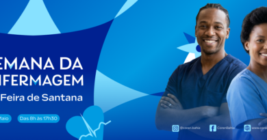 Coren-BA abre inscrições para Semana da Enfermagem em Feira de Santana.