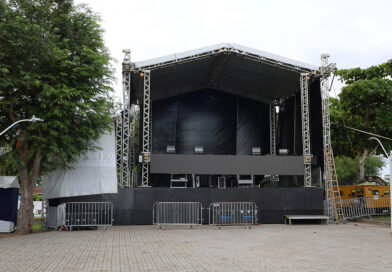 Estrutura da Festa do Vaqueiro de Ipuaçu está pronta para receber público neste fim de semana.