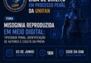 OAB Feira: evento discutirá misoginia reproduzida no meio digital.