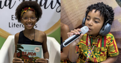 Crianças escritoras de Feira de Santana participam de coletânea literária da Liga do Dendê.