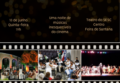 Camerata da Uefs apresenta concerto especial Música de Cinema, no Teatro do Sesc Centro, nesta quinta (18). Camerata da Uefs apresenta concerto especial Música de Cinema, no Teatro do Sesc Centro, nesta quinta (18).
