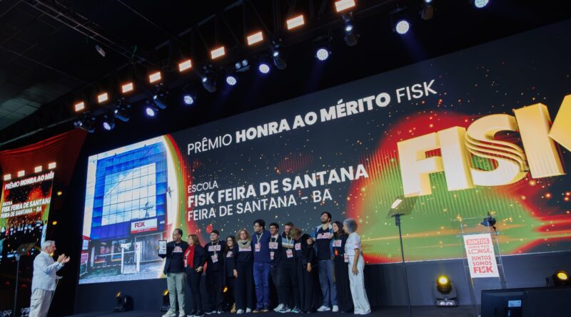 Fisk Feira de Santana conquista maior prêmio de excelência da rede em disputa com cerca de 800 escolas de idiomas no Brasil e exterior
