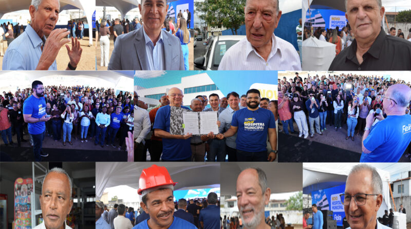 População celebra com entusiasmo início das obras do Hospital Municipal em Feira de Santana