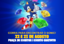 Sonic recebe fãs em encontro gratuito no Boulevard Shopping.