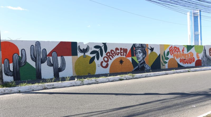 Boulevard Shopping celebra Feira de Santana com pintura inspirada na identidade da cidade