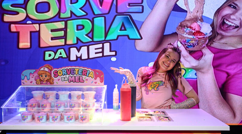 Sorveteria da Mel leva experiência sensorial com slime ao Boulevard Shopping