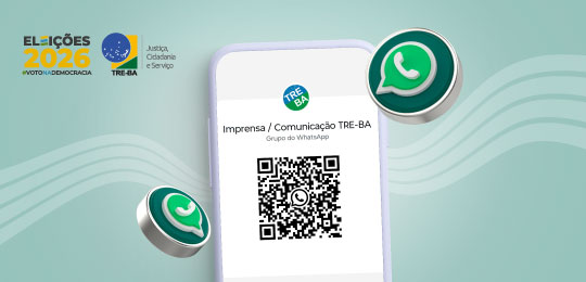 Eleições 2026: TRE-BA disponibiliza informações à imprensa pelo WhatsApp