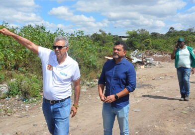 Prefeitura inicia força-tarefa para limpeza e revitalização da Lagoa Salgada